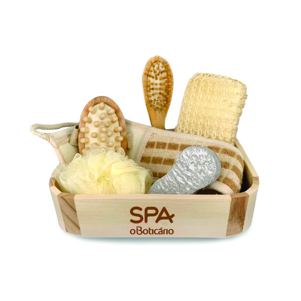 Kit Spa com Pedra Pomes Personalizado