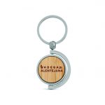 24 Chaveiro Madeira e Metal Personalizado