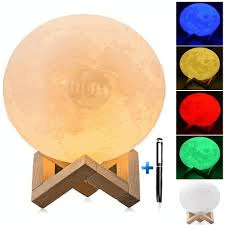 Abajur de Lua Personalizado