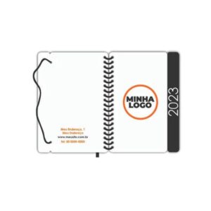 Agenda Espiral com Sua Logo