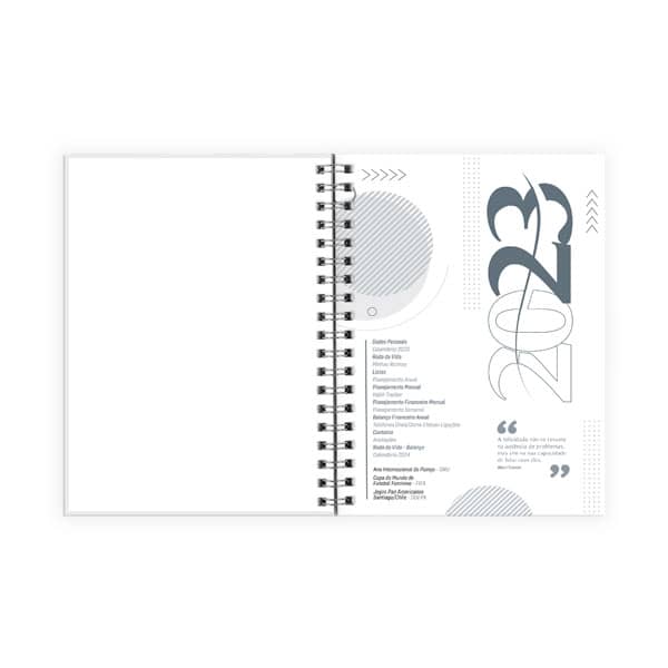 Agenda Mensal Capa Dura Personalizada