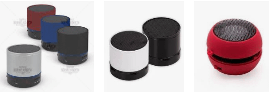 Caixa de som com entrada USB personalizada