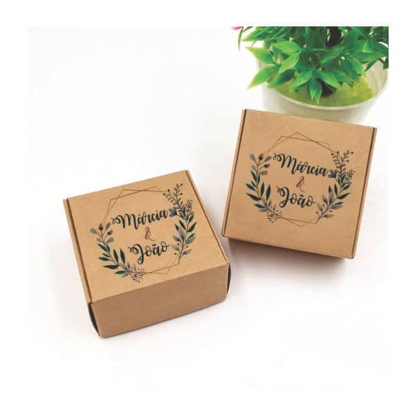 Caixa de Papel Kraft Personalizado