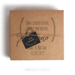 Caixa de Papel Kraft Personalizado