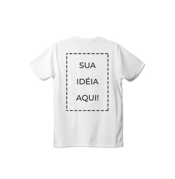 Camisa Penteada Gola Careca Personalizada