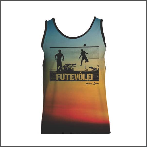 Camiseta Regata Futevôlei Premium Personalizada