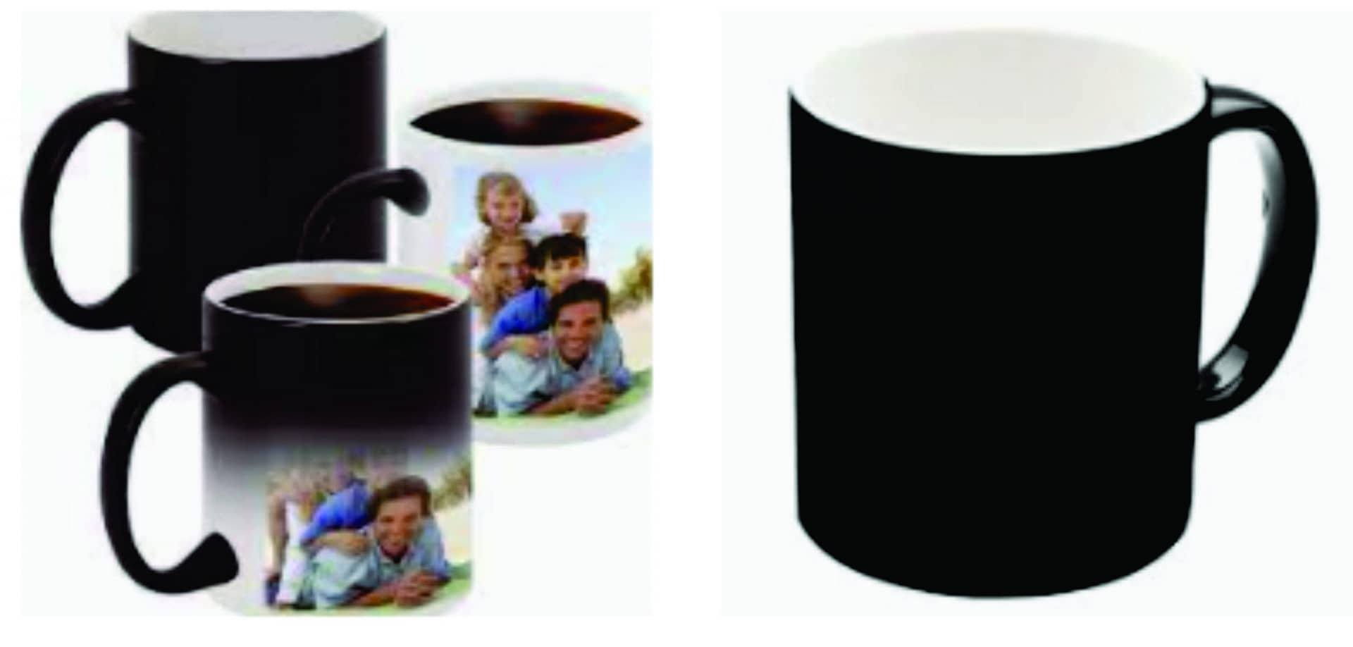 Caneca Mágica Preta para Sublimação