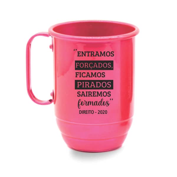 Canecas de Alumínio Personalizadas Formatura
