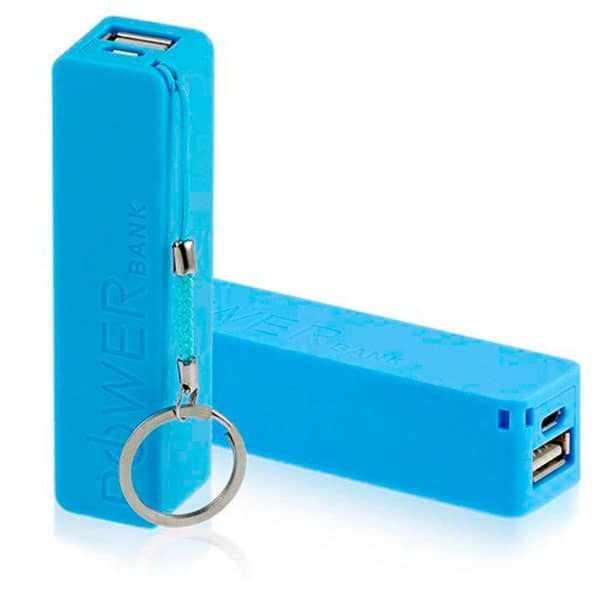 Carregador de Celular Power Bank Azul