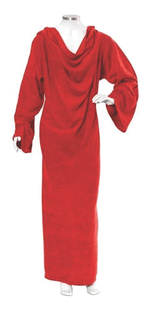 Cobertor Com Mangas Vermelho