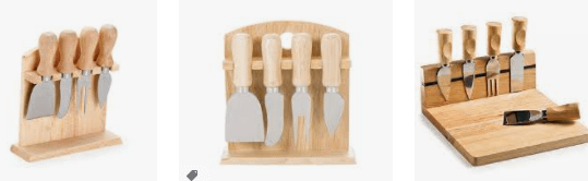 Conjunto para Queijo Personalizado com Suporte