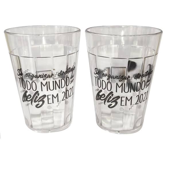 Copo Americano Personalizado de Vidro