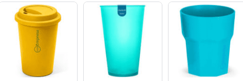 Copo de plástico personalizado