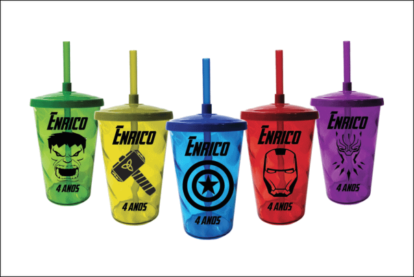 Copos personalizados para festa