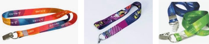 Cordão personalizado com impressão digital