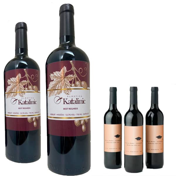 Espumantes e Vinhos Personalizados Brindes