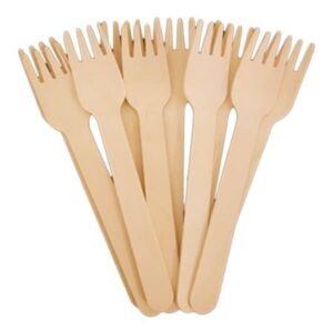 Garfo de Madeira 14CM Personalizado 100 UNI