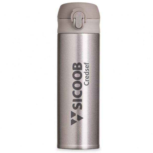 Garrafa térmica de alumínio personalizada