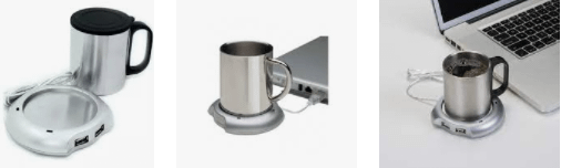 Hub personalizado com aquecedor de canecas personalizado