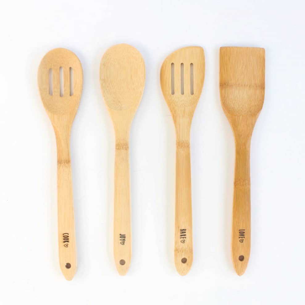 Lembrancinha Chá De Cozinha Colher De Pau Personalizada