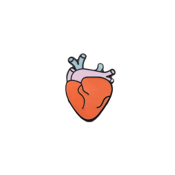 Pin Broche Anatomia Coração Personalizado