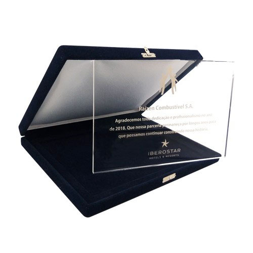 Placas de homenagem personalizadas