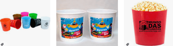 Pote de Pipoca Personalizado