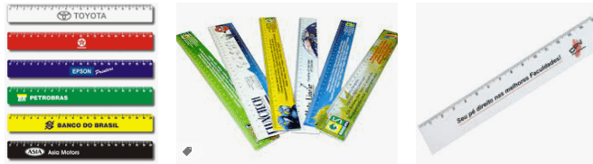 Réguas personalizadas brindes