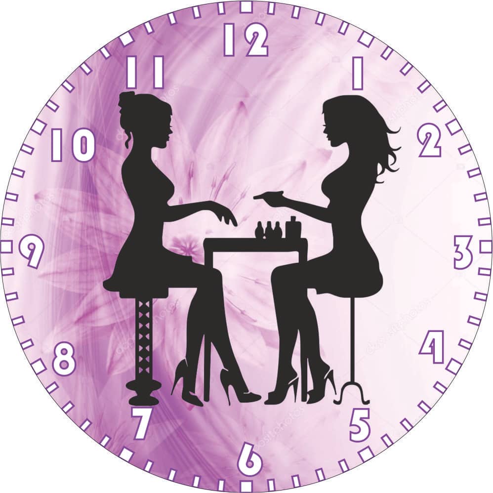 Relógio de Parede Manicure