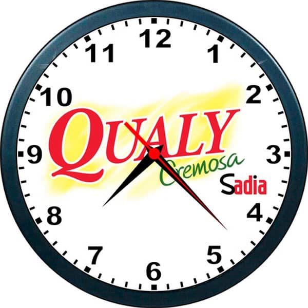 Relógio de Parede com Ampla Área para Promover