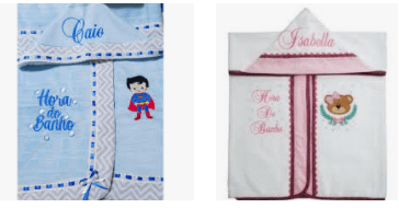 Toalhas de Banho Infantil Personalizadas