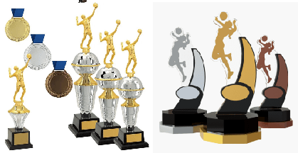 Troféu Volei Personalizado