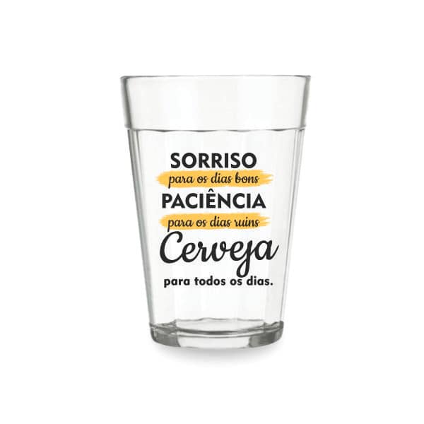 Copo Americano Personalizado de Vidro