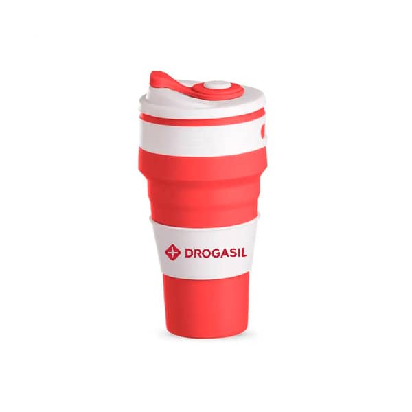 Copo Dobrável de Silicone